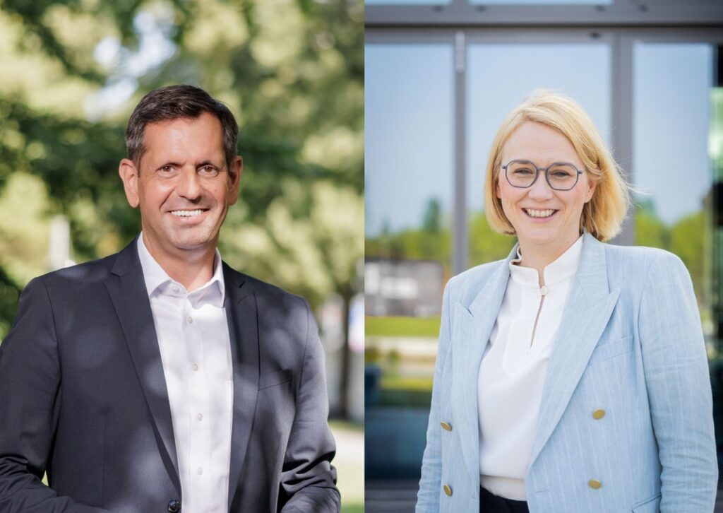 Ministerpräsident Olaf Lies und Oberbürgermeisterin der Stadt Osnabrück Katharina Pötter