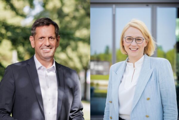 Ministerpräsident Olaf Lies und Oberbürgermeisterin der Stadt Osnabrück Katharina Pötter